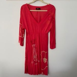 Red Light weight Christian Audigier Dress